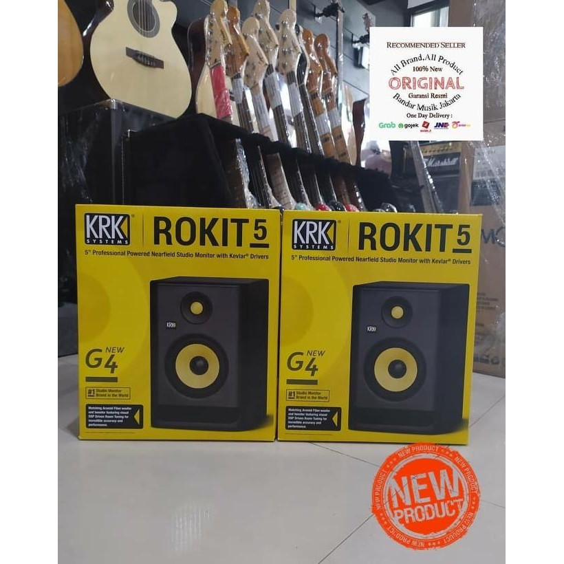 Promo Krk Rokit 5 G4 Speaker Monitor Studio Flat,Bmj