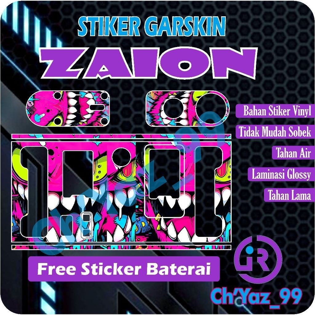 

*PromoTerjangkau* Zaion Glossylaminasi Gloosy Garskin Wrap Stiker Premium / X Casing Case COD