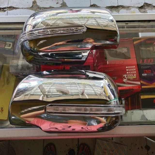 Cover Spion Lampu Innova 2012-2015 Crom