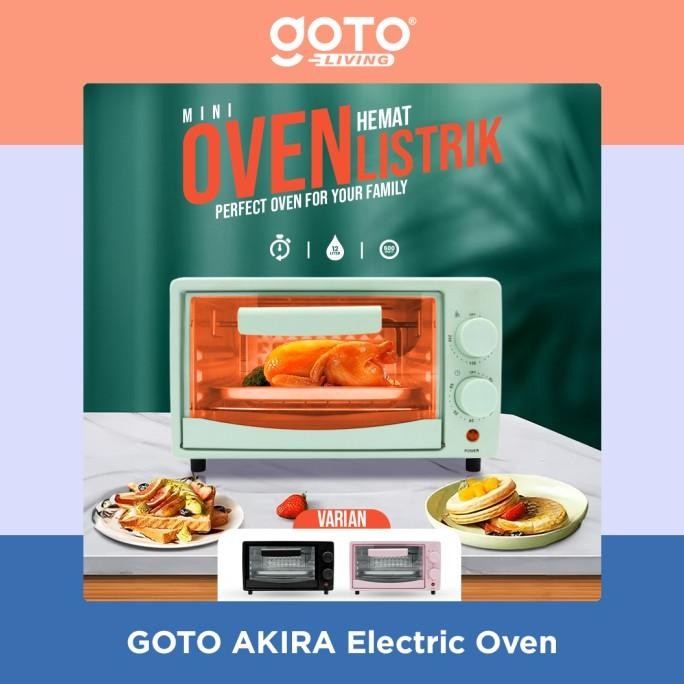 Goto Akira Oven Listrik Mini 12L Pemanas Makanan Microwave Low Watt