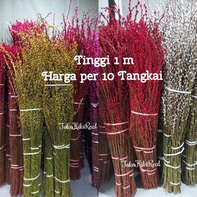 Pussy Willow Bunga Imlek Pohon Imlek Hiasan Imlek
