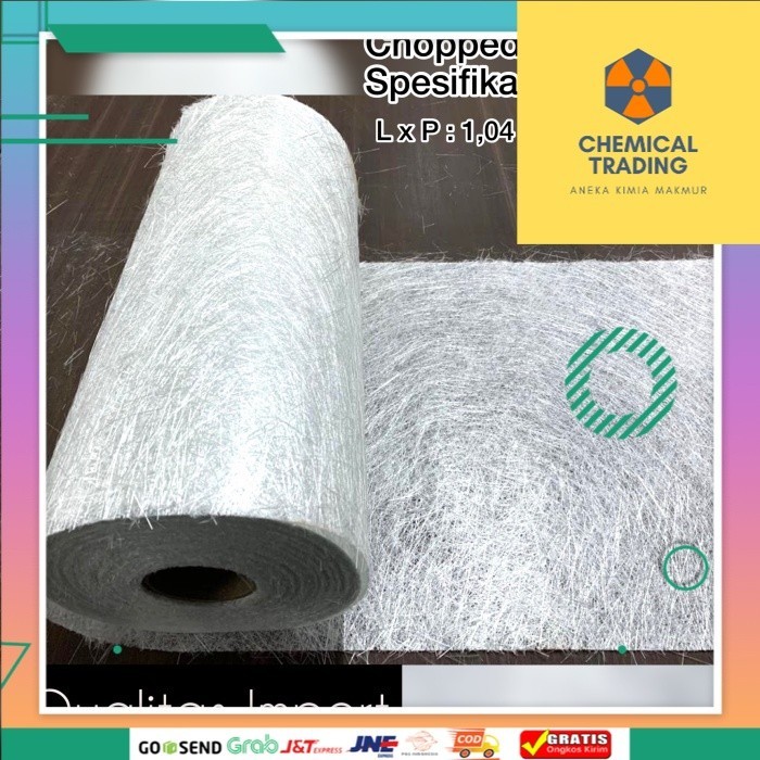 Serat Fiber Aquaproof - Fiberglass Matt - Fiber Glass Mat 1 Kg