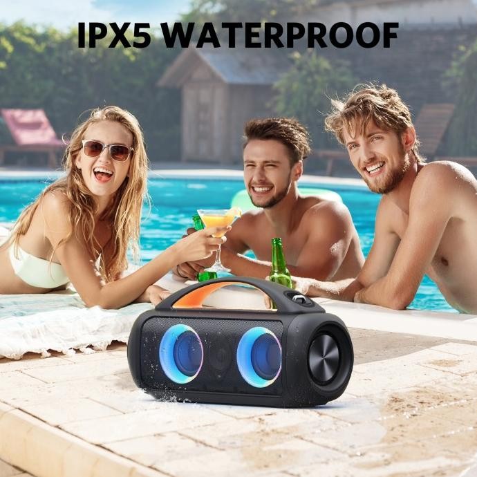Sale Earfun Uboom Raver - Portable Bluetooth Party Speaker With 90W Powerful Bass & Rgb Led Party Li