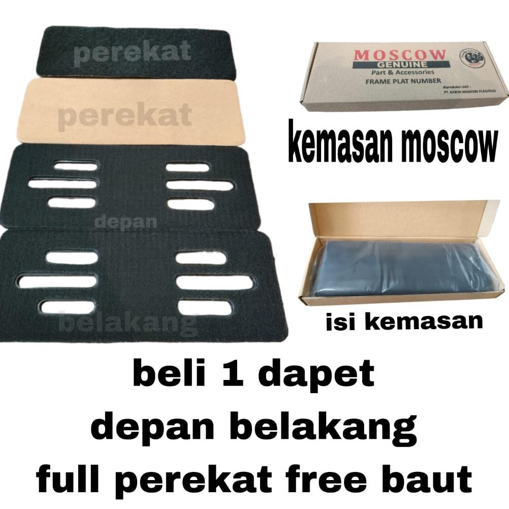 COD FRAMELESS  PLAT DUDUKAN PLAT-NOMOR-UNIVERSAL-FRAMELESS-PLAT-NOMOR-1-SET-MOTOR-(-CLEAN-LOOK-)-PLA