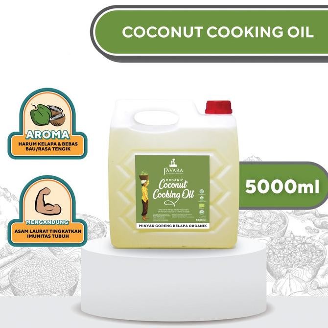 

Organic Coconut Cooking Oil/Minyak Kelapa Organik 5 liter | Javara