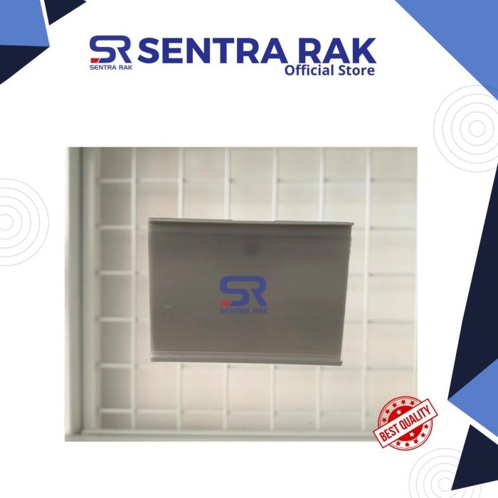 

Price Card for Hook / Price Rail / Lis Harga Uk 39 x 60 mm Grey