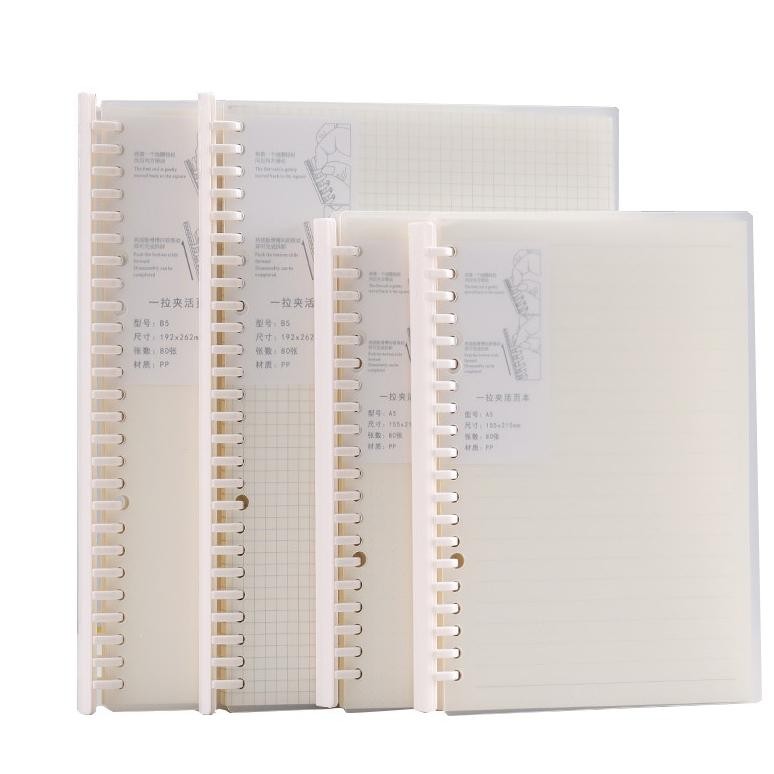 

SALE Binder Note Spiral Ring Model ( Garis, Polos, Dotted , & Grid ) A5 & B5 - 80 lembar fg-80