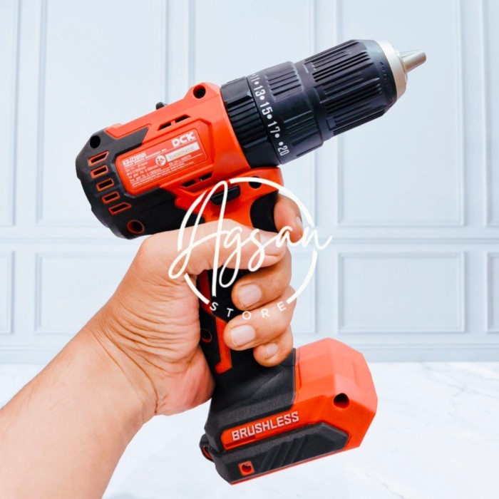 Dck Kdjz2050I Impact Drill 13Mm Mesin Bor Tembok Beton Brushless 20V