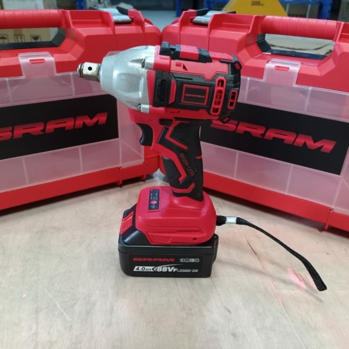 Cordless Impact Wrench Sram Brushless 88V 4.0Ah, (Jld,Vrill,Ingco)