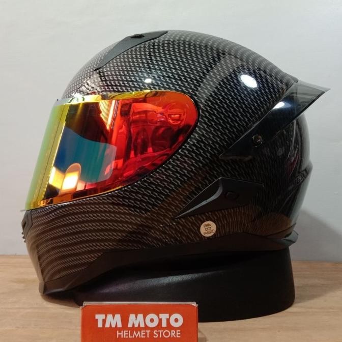 Helm Snail FFs1 motif Carbon + Spoiler Terlaris