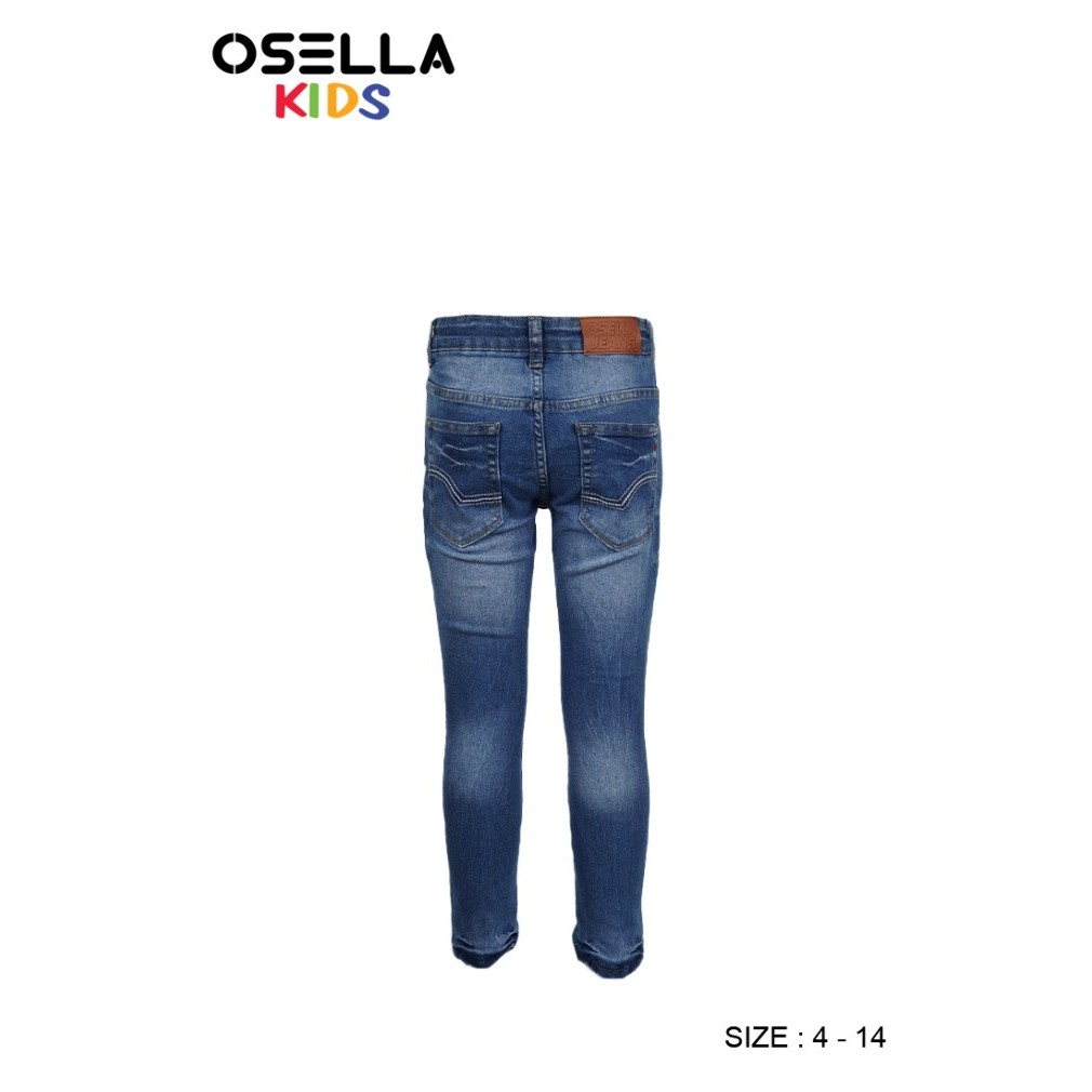 CHL [NEW] OSELLA KIDS NAUTICAL SLIMFIT JEANS IN LIGHT BLUE 228O3032A1 SGA