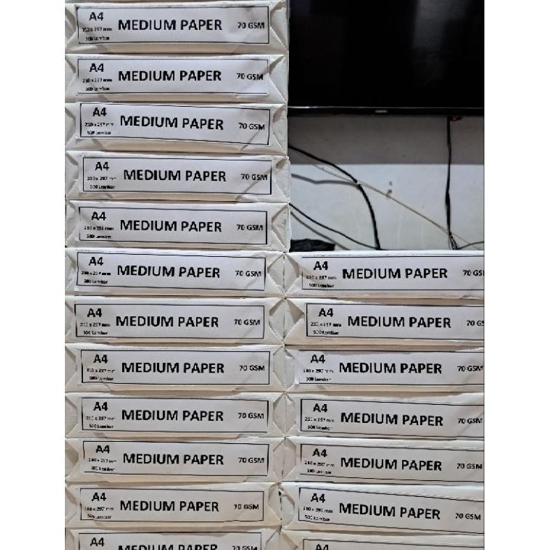 

VIRAL PROMO MURAH !! Kertas HVS Print | Fotokopi A4 dan F4 70 Gram dh-68