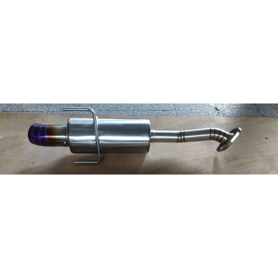 Exhaust Knalpot Muffler Rspeed Titanium Tip Honda Brio Non Facelift