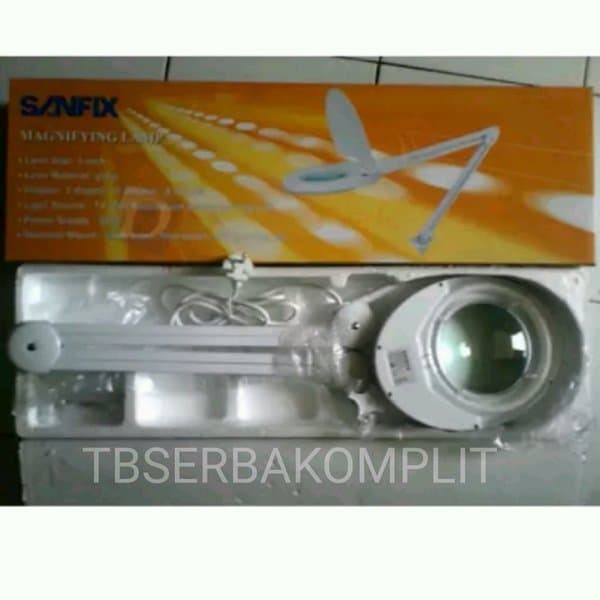 

Sanfix SM50-8 LED Magnifying Lamp 5in 8 Diopter Lampu Kaca Pembesar