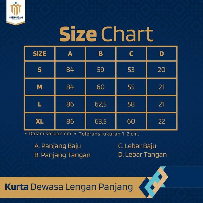 Koko Kurta Kautsar Muslimadani Pakaian Muslim Pria Lengan Panjang Terlaris