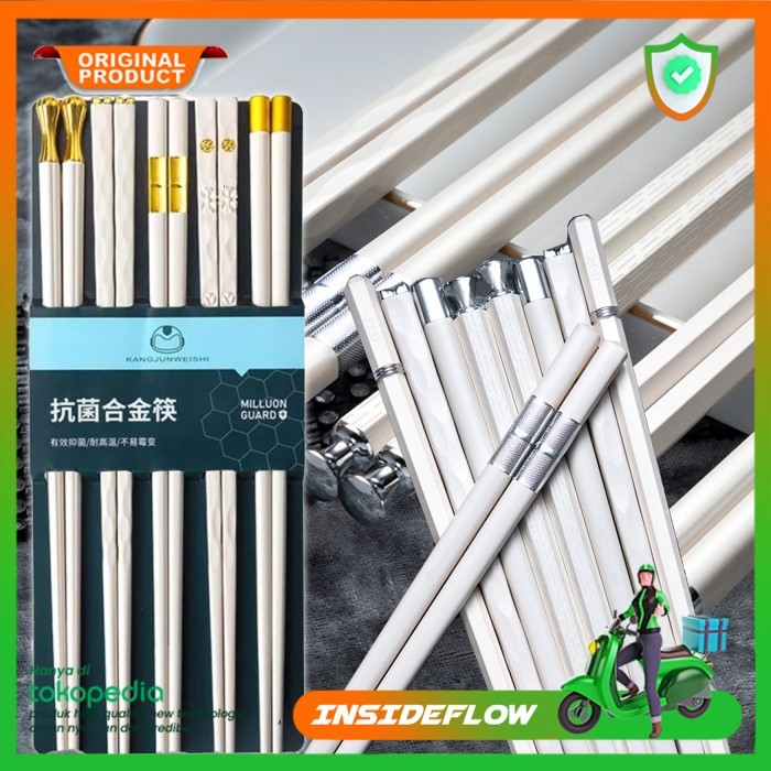 Sumpit Makan Casual Asli Jepang Chopstick 5 Pasang