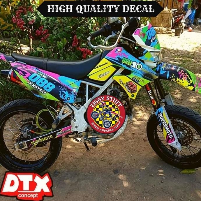 Stiker motor KLX motor trail decal KLX sticker motor KLX KLX150-013