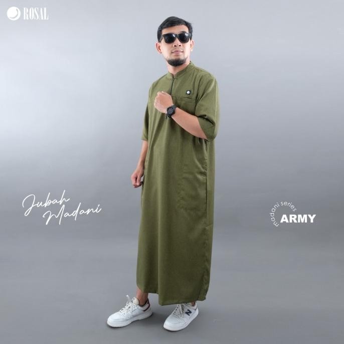 jubah madani/jubah sholat/gamis pria/baju gamis Terlaris
