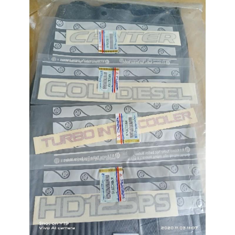 Stiker Set Canter Hd125Ps Original