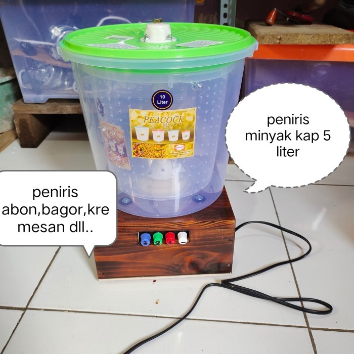 cuci gudang spinner peniris minyak goreng
