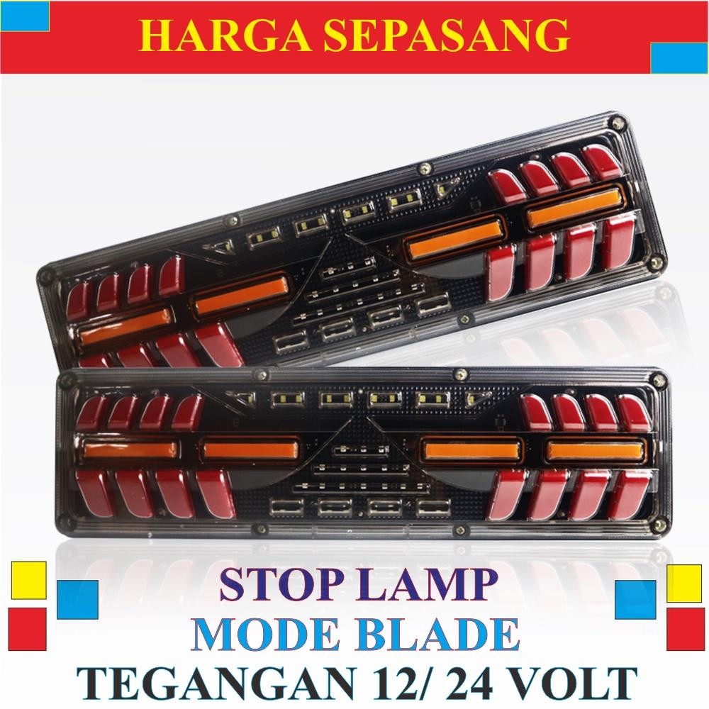 Lampu Truk Variasi Stoplamp Rem Led Ragasa Volvo Canter Hino Fuso Canter Elf 24 Volt