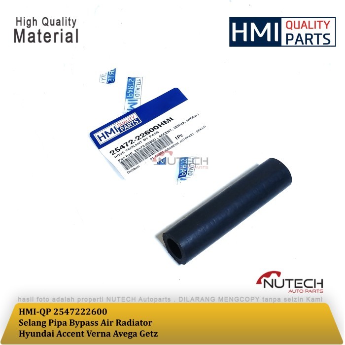 SELANG PIPA BYPASS AIR RADIATOR HYUNDAI ACCENT VERNA AVEGA GETZ