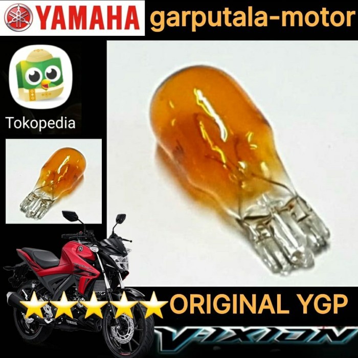 BULB 12V-10W AMBER 5HV-H3311-00 VIXION NVL 1PA1 BOHLAM SEIN RETENG DEPAN BELAKANG
