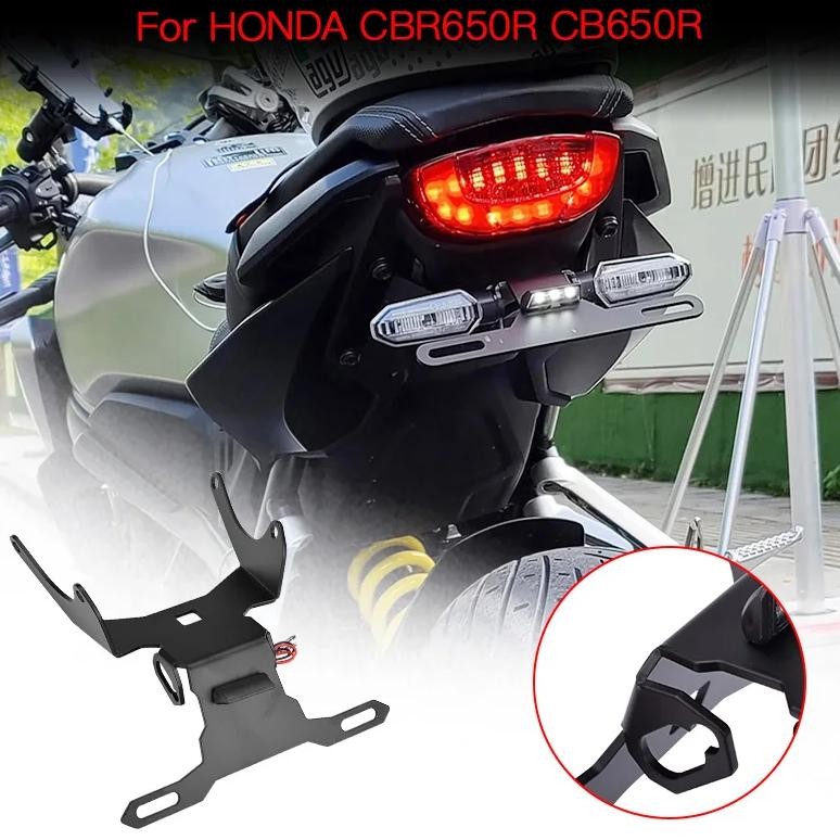 Motorcycle License Plate Holder Mount Tail Rear Bracket License Plate Bracket For Honda Cb650R Cbr65