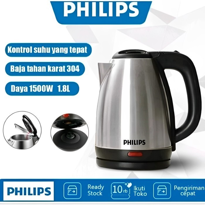 TERLARIS Teko Listrik Pemanas Air Philips Ketel Pemanas air