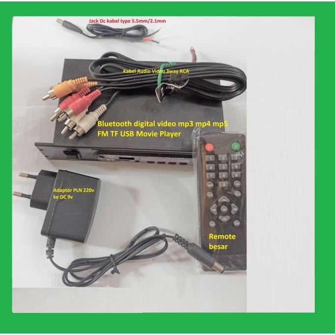 Murah Bluetooth Digital Video Player Mp3 Mp4 Mp5 Fm Tf Usb Movie Player