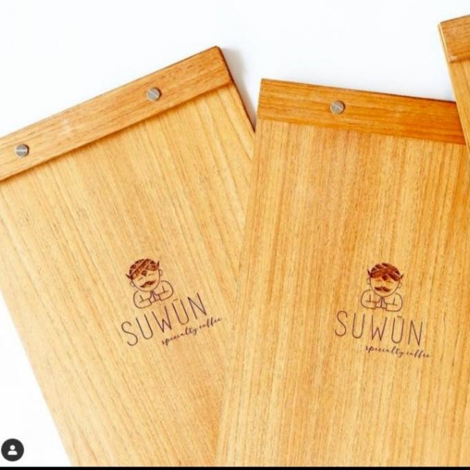 

Menu Board Plywood Baut A4|Free Logo Original Dan Terpercaya