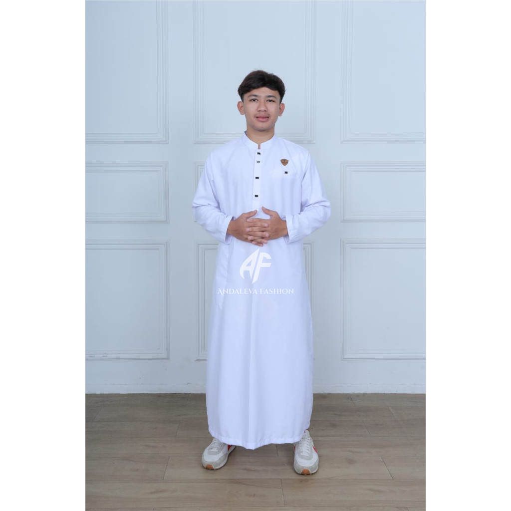 Pakean Cowo Idul Fitri Koko Panjang Juba Cowok Pria Original Ganis Bj Muslim Cwok Hubah Gaya Baru Te