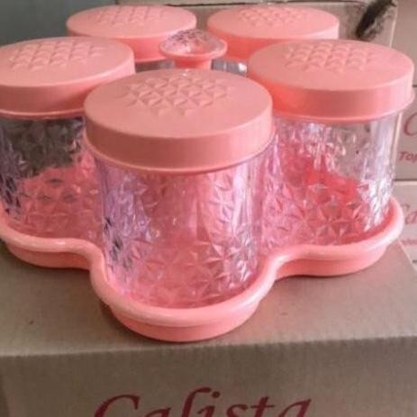 TOPLES PLASTIK DAN NAMPAN CALISTA SET ISI 7 / TOPLES LEBARAN / TOPLES