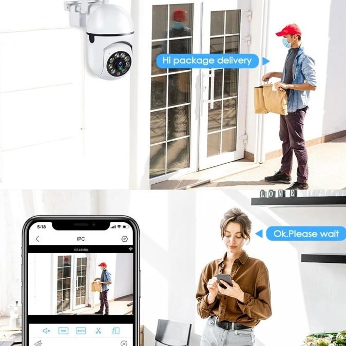Murah Ip Camera Wifi Cctv V380 Pro Y33 Wireless Ip Outdoor Kamera Cctv Ptz