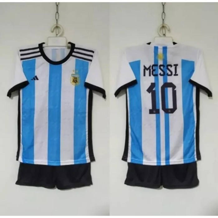 BRD SETELAN BAJU BOLA ANAK ARGENTINA 2022/2023 TERBARU SGA