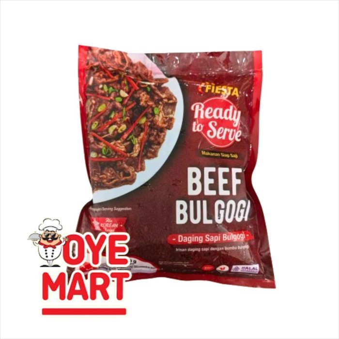 

FIESTA READY TO SERVE BEEF BULGOGI 300GR / DAGING SAPI IRIS