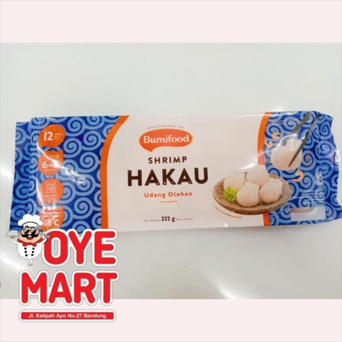 

HAKAU UDANG BUMIFOOD 222GR ISI 12 DIMSUM