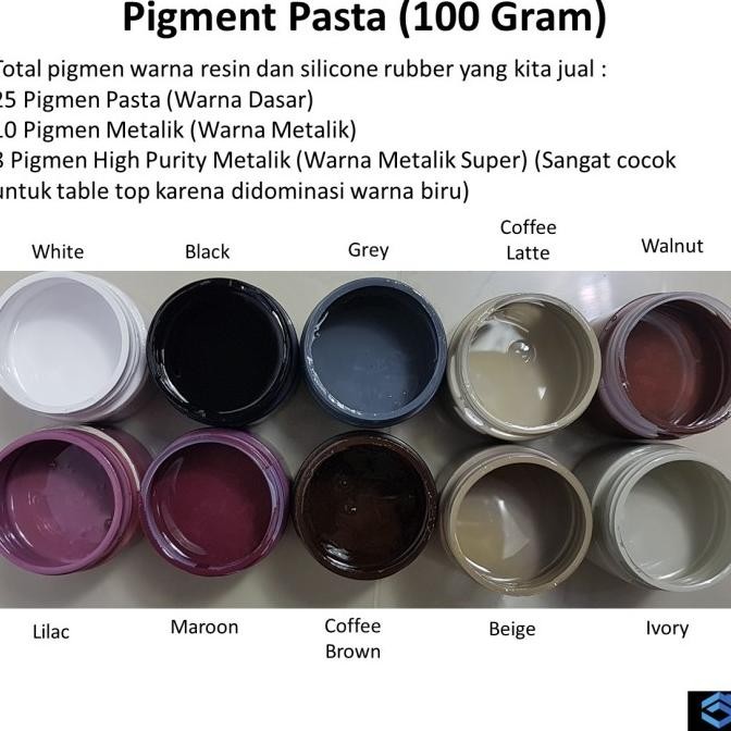 

Promo Pigmen Resin 1Kg Pigmen Pasta Resin - Resin - Epoxy Resin COD