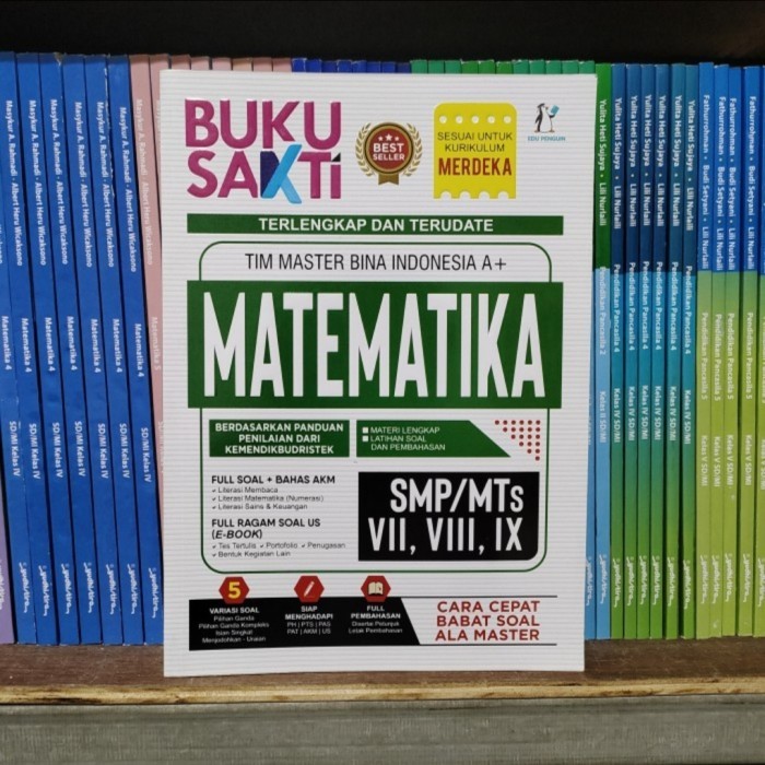 

BIG PROMO BUKU SAKTI BANK SOAL MATEMATIKA SMP/ MTs KELAS 7 8 9 KOMPAS ILMU ORI