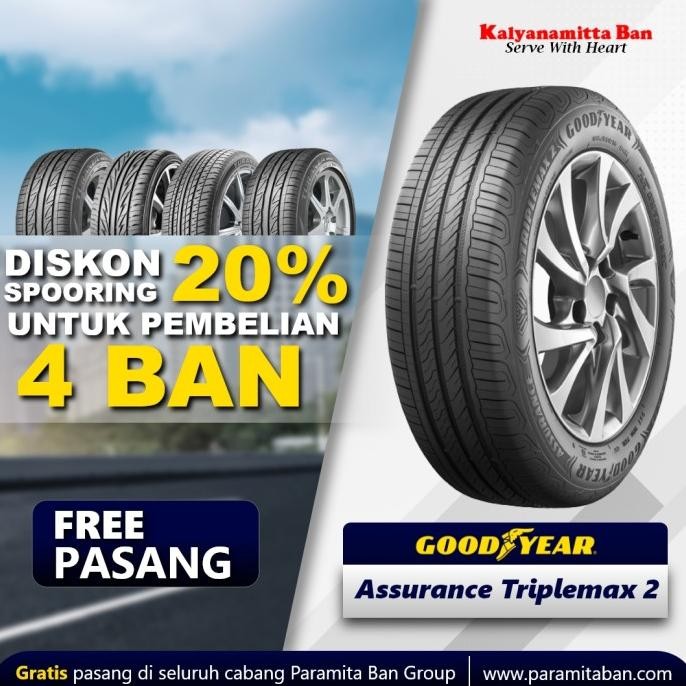 Ban mobil Goodyear 195/50 R16 Mobil Toyota Vios GARANSI 1 TAHUN