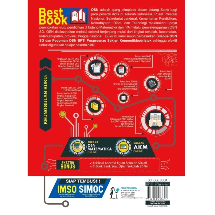 

PROMO BUKU OSN SD OLIMPIADE MATEMATIKA SD / BUKU OSN MATEMATIKA SD LAKSANA