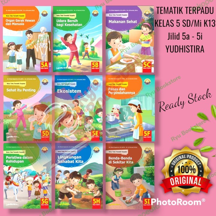 

BISA FAKTUR Buku TEMATIK Terpadu Kelas 5 SD/Mi K13 Jilid 5a - 5i Yudhistira