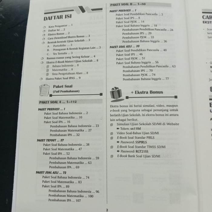 

BIG PROMO Buku Latihan Soal Ujian Sekolah Kelas 6 SD Bank Soal US USBN 2024