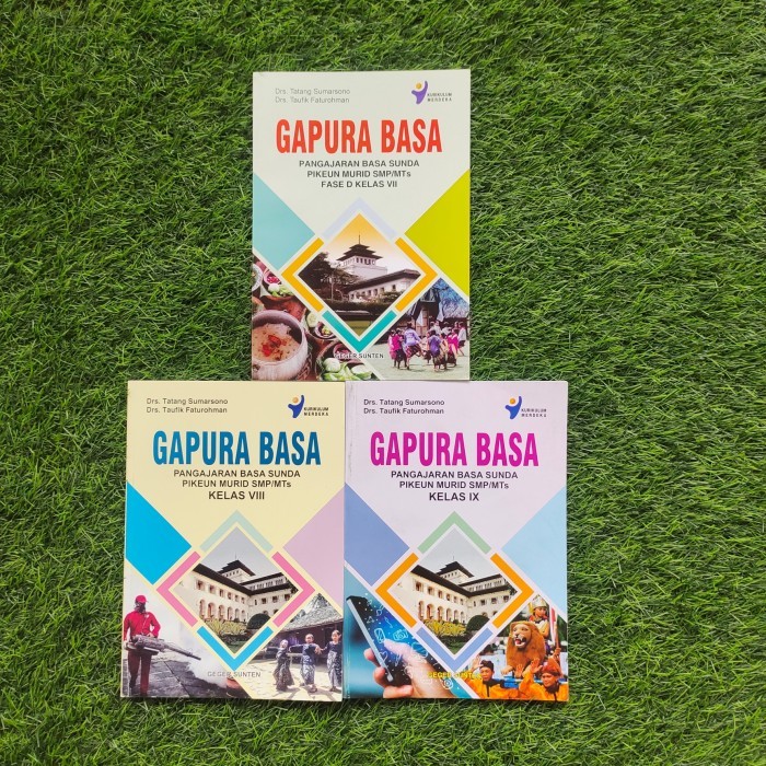 

BOOM SALE BUKU GAPURA BASA Basa Sunda Pikeun Murid SMP/MTs Kelas 7-8-9 KURMER