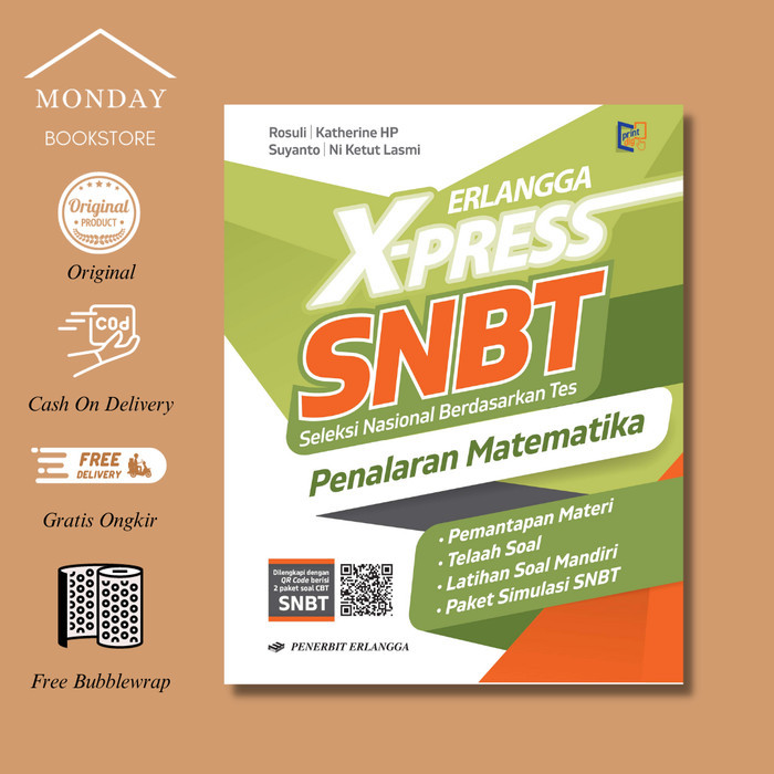 

PREMIUM ERLANGGA X-PRESS SNBT: PENALARAN MATEMATIKA