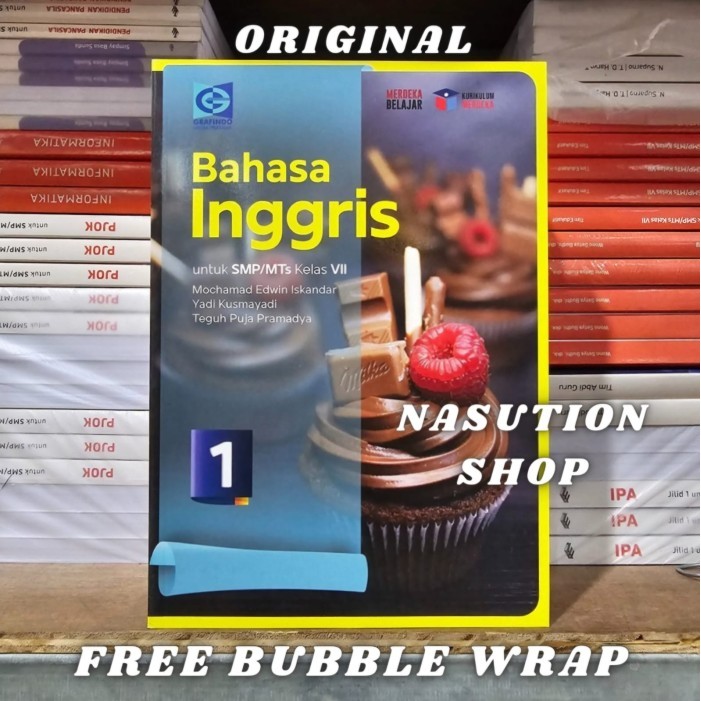 

SALE Buku Bahasa Inggris Kelas 1 2 3 / 7 8 9 SMP Grafindo Kurikulum Merdeka