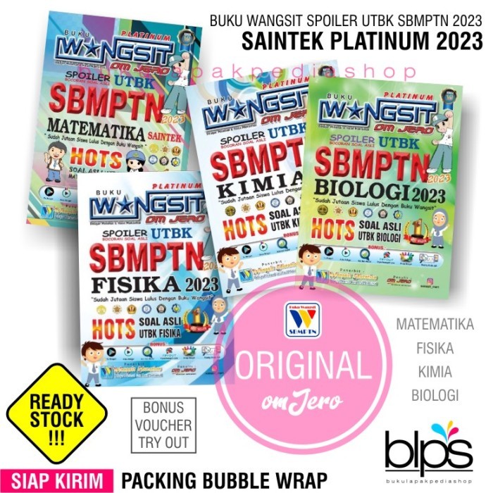

FLASH SALE Buku Wangsit OM JERO UTBK SBMPTN 2023 / SAINTEK Platinum IPA 2023