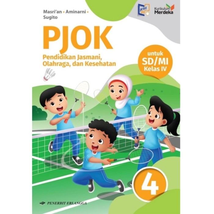 

DISKON Buku PJOK SD/MI kelas 4 kurikulum merdeka Erlangga
