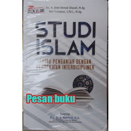 

BISA GROSIR Buku STUDI ISLAM suatu pengan dengan pendekatan interdisipliner - d