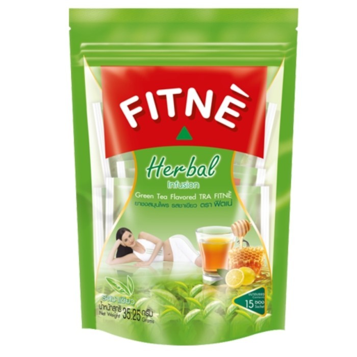 Fitne Herbal Green Tea diet slimming detox tea BPOM 15 sachet